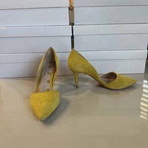 Boden Yellow Suede Pumps size 6